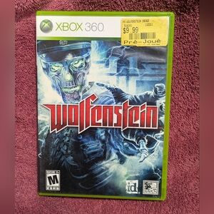 WOLFENSTEIN | Xbox 360 Live | Game In Box No Manual 👉VG Condition